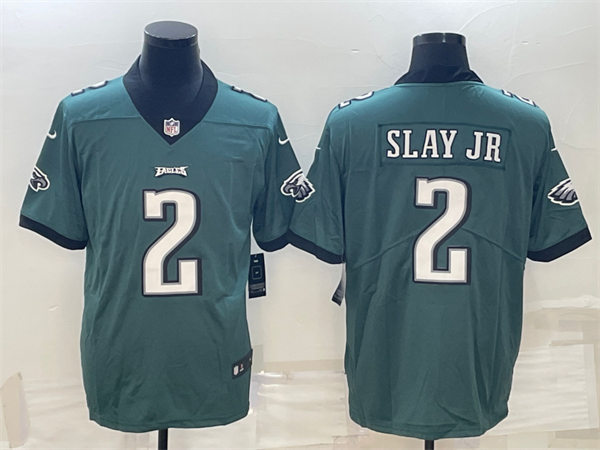 Mens Philadelphia Eagles #2 Darius Slay Jr Nike Green NFL Vapor Limited Jersey