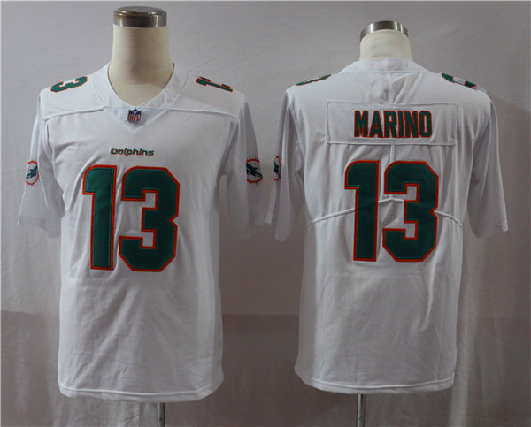 Men's Miami Dolphins #13 Dan Marino Nike White Vapor Untouchable Jersey