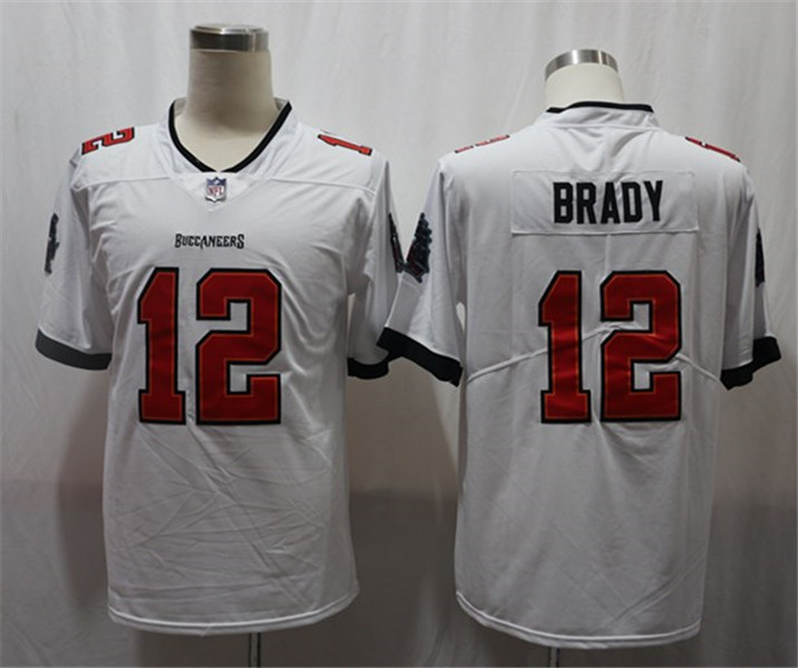 Men's Tampa Bay Buccaneers #12 Tom Brady Nike White Vapor Elite Jersey