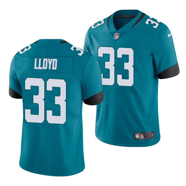 Men's Jacksonville Jaguars #33 Devin Lloyd Nike Teal Alternate Vapor Untouchable Limited Jersey