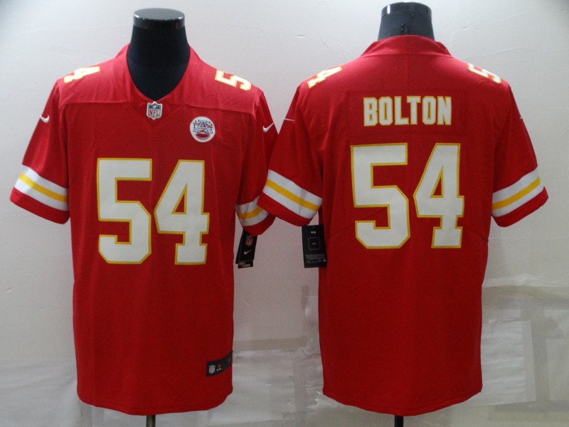 Men's Kansas City Chiefs #54 Nick Bolton Nike Red Vapor Untouchable Limited Jersey