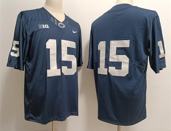 Youth Penn State Nittany Lions #15 Drew Allar Navy College Football Game Jersey