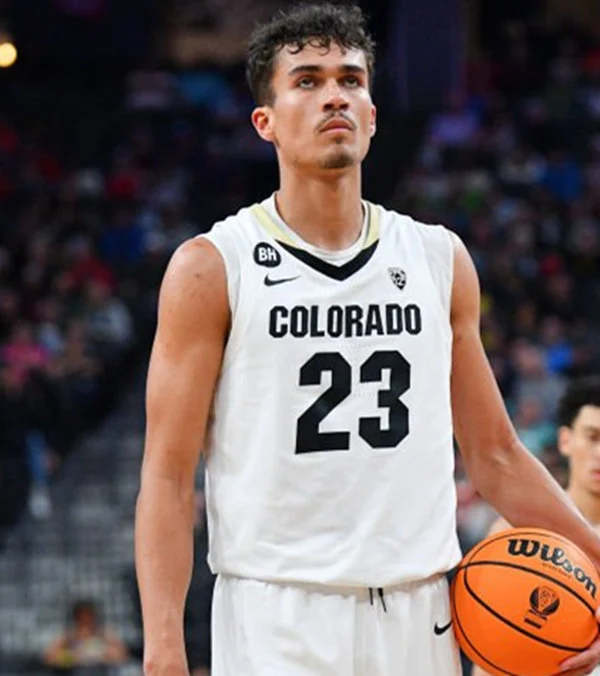 Colorado Buffaloes #23 Tristan da Silva 2024-25 White College Basketball Game Jersey