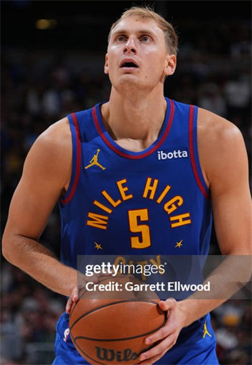 Mens Denver Nuggets #5 Hunter Tyson Blue Statement Edition Jersey