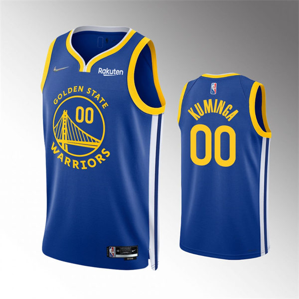 Mens Youth Golden State Warriors Custom 2021-22 Diamond Nike Royal Icon Edition Swingman Jersey