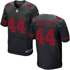 Men's San Francisco 49ers #44 Kyle Juszczyk Nike Black Alternate Elite Jersey