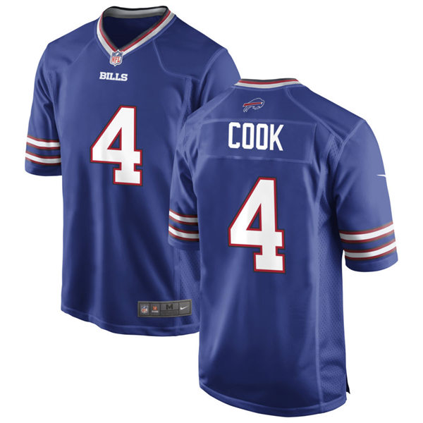 Mens Buffalo Bills #4 James Cook Nike Royal Team Color Vapor Limited Jersey