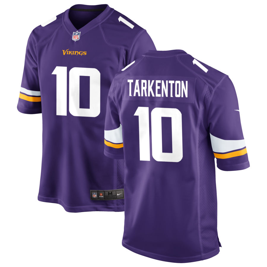 Men's Minnesota Vikings Retired Player #10 Fran Tarkenton Nike Purple Vapor Untouchable Limited Jersey