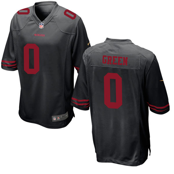 Mens San Francisco 49ers #0 Renardo Green Nike Black Alternate Vapor F.U.S.E. Limited Jersey