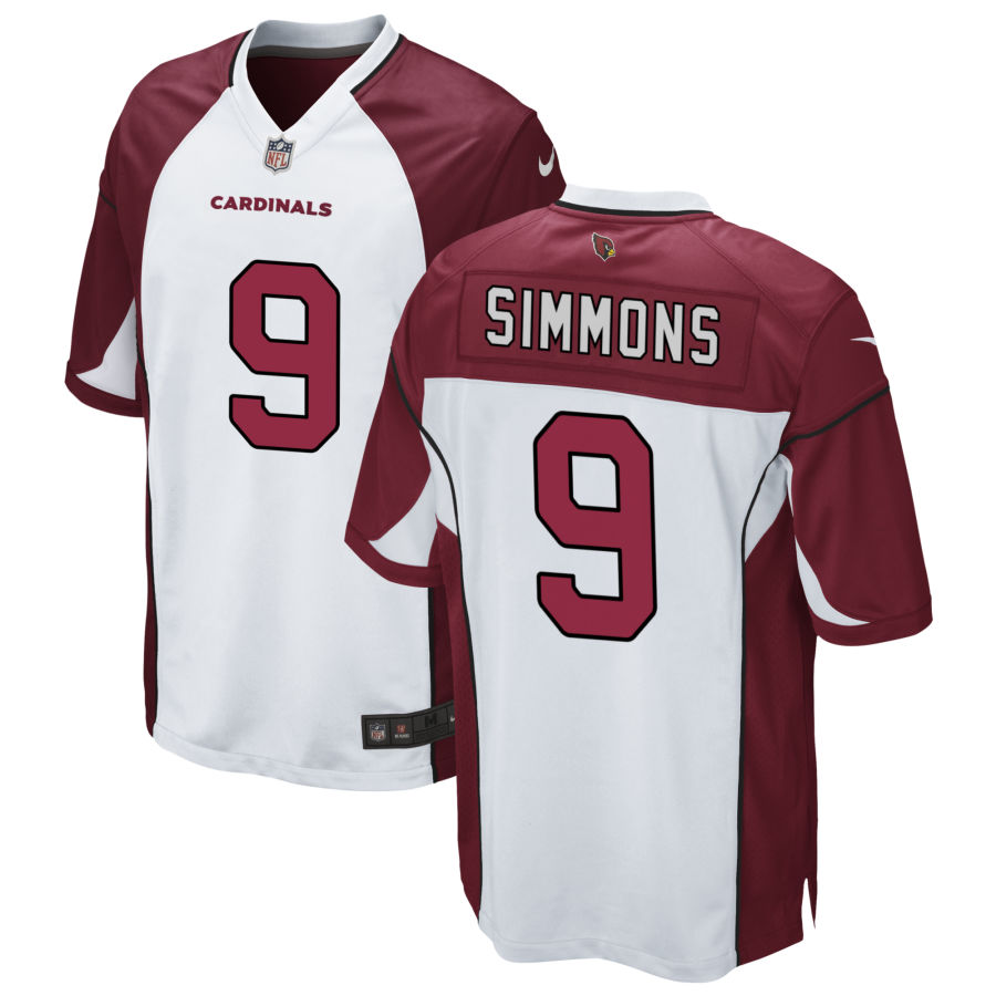 Mens Arizona Cardinals #9 Isaiah Simmons Nike White Vapor Untouchable Jersey