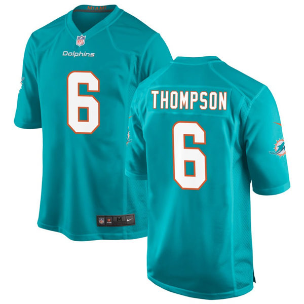 Mens Miami Dolphins #6 Skylar Thompson Nike Aqua Vapor Limited Player Jersey
