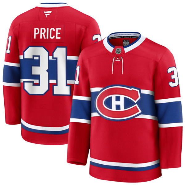 Youth Montreal Canadiens #31 Carey Price Fanatics Red Hockey Jersey