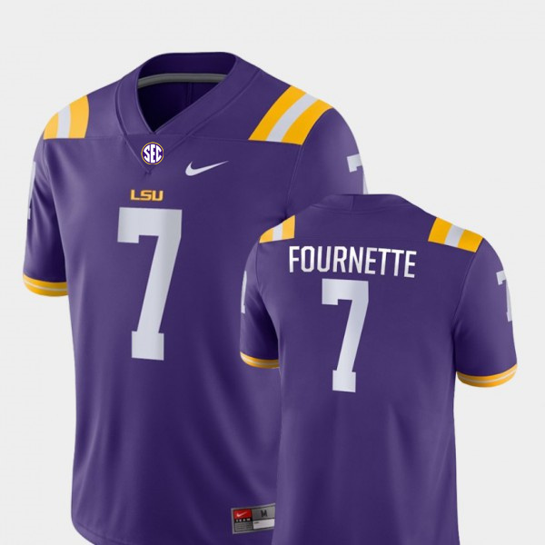 Men's LSU Tigers #7 Leonard Fournette  Purple Nike NCAA College Football Limited Jersey