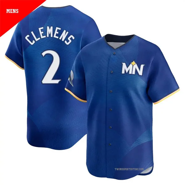 Mens Minnesota Twins #2 Kody Clemens Nike Royal City Connect Limited Jersey