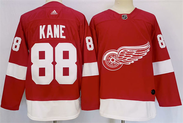 Men's Detroit Red Wings #88 Patrick Kane Adidas Home Red Player Jersey