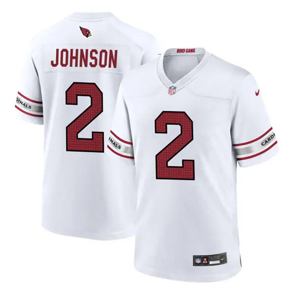 Youth Arizona Cardinals #2 Will Johnson White Limited Jersey