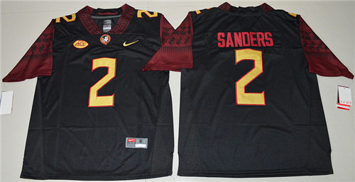 Men's Florida State Seminoles #2 Deion Sanders 2016 College Football Limited Jersey