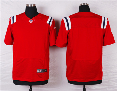Nike New England Patriots Blank Red Elite Jersey
