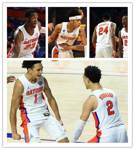 Men's Youth Florida Gators Custom 2020 White Jordan College Basketball Jersey