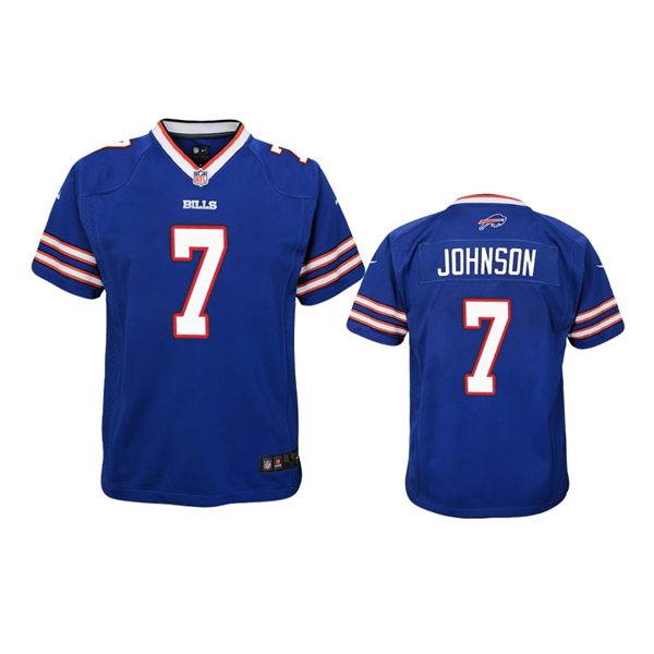 Youth Buffalo Bills #7 Taron Johnson Nike Royal Limited Jersey