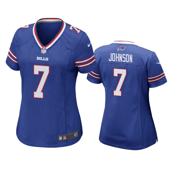 Womens Buffalo Bills #7 Taron Johnson Nike Royal Limited Jersey