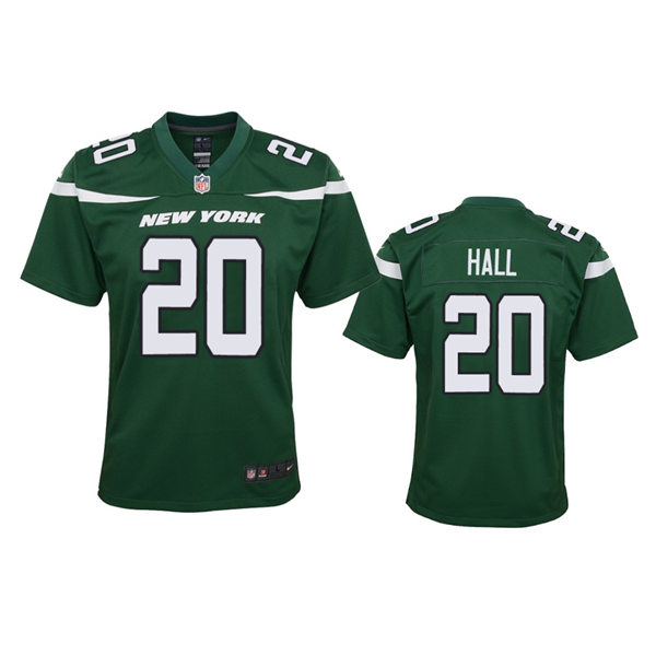 Youth New York Jets #20 Breece Hall Nike Gotham Green Vapor Limited Jersey