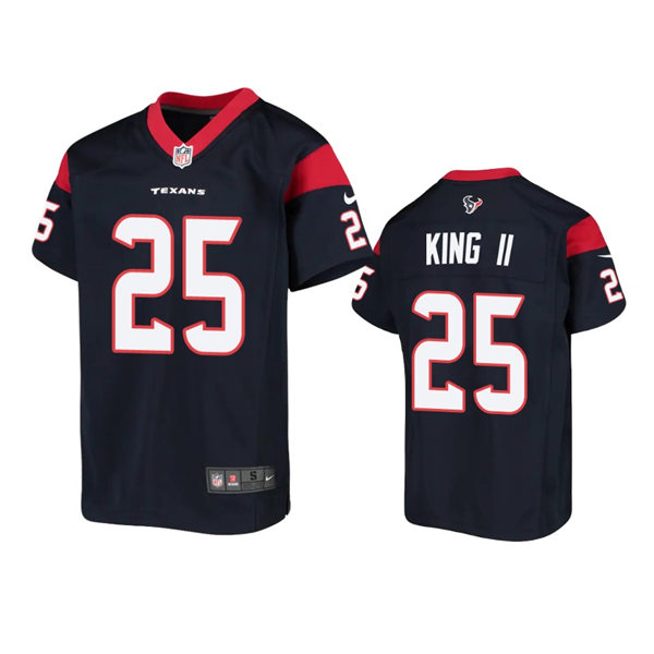 Men's Houston Texans #25 Desmond King II Nike Navy Vapor Limited Player Jersey